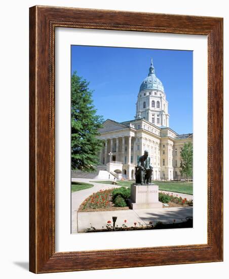 State Capitol Building, Topeka, Kansas-Mark Gibson-Framed Photographic Print