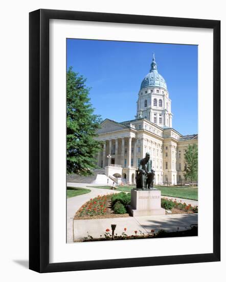 State Capitol Building, Topeka, Kansas-Mark Gibson-Framed Photographic Print