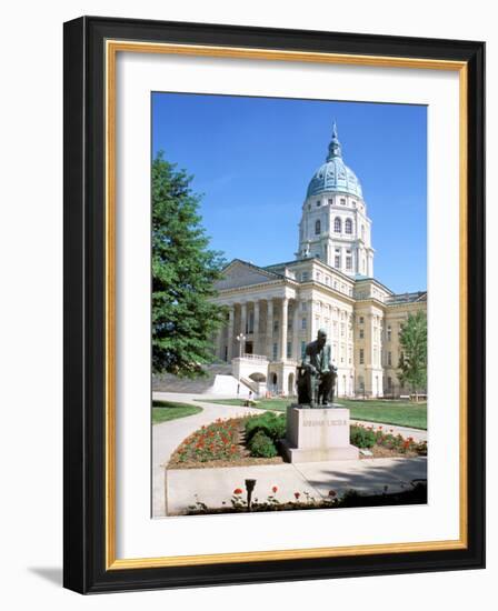 State Capitol Building, Topeka, Kansas-Mark Gibson-Framed Photographic Print