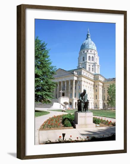 State Capitol Building, Topeka, Kansas-Mark Gibson-Framed Photographic Print