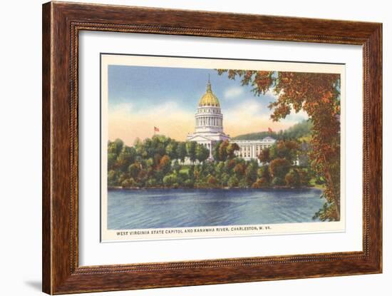 State Capitol, Charleston, West Virginia-null-Framed Art Print