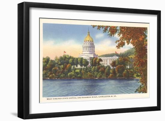 State Capitol, Charleston, West Virginia-null-Framed Art Print
