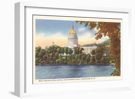 State Capitol, Charleston, West Virginia-null-Framed Art Print