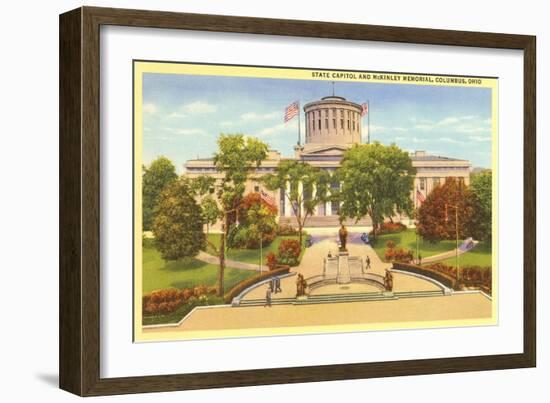 State Capitol, Columbus Ohio-null-Framed Art Print