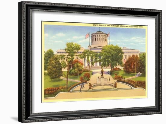 State Capitol, Columbus Ohio-null-Framed Art Print