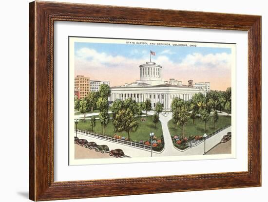 State Capitol, Columbus, Ohio-null-Framed Art Print