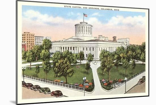 State Capitol, Columbus, Ohio-null-Mounted Art Print
