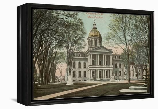 State Capitol, Concord, New Hampshire-null-Framed Stretched Canvas