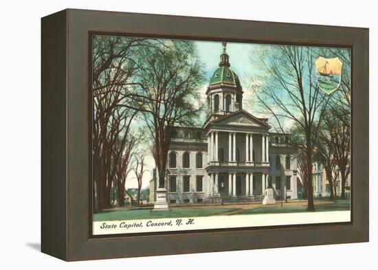 State Capitol, Concord, New Hampshire-null-Framed Stretched Canvas