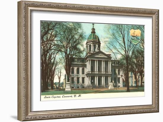 State Capitol, Concord, New Hampshire-null-Framed Art Print