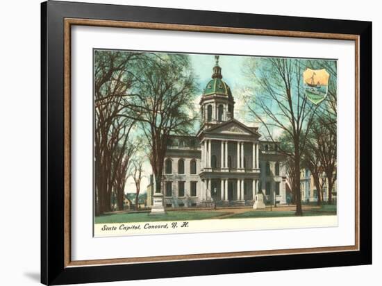 State Capitol, Concord, New Hampshire-null-Framed Art Print