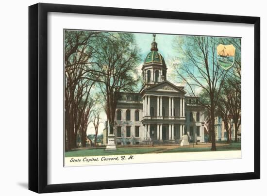 State Capitol, Concord, New Hampshire-null-Framed Art Print