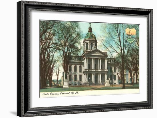 State Capitol, Concord, New Hampshire-null-Framed Art Print