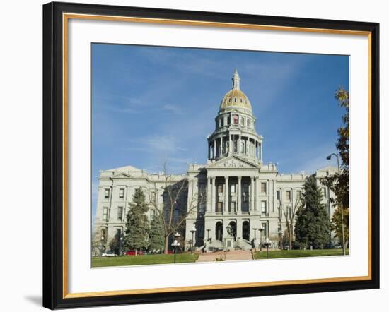 State Capitol, Denver, Colorado, USA-Ethel Davies-Framed Photographic Print