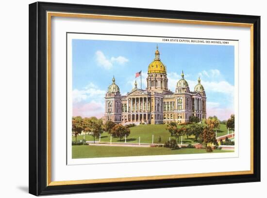 State Capitol, Des Moines, Iowa-null-Framed Art Print