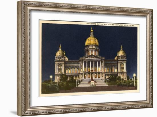 State Capitol, Des Moines, Iowa-null-Framed Art Print