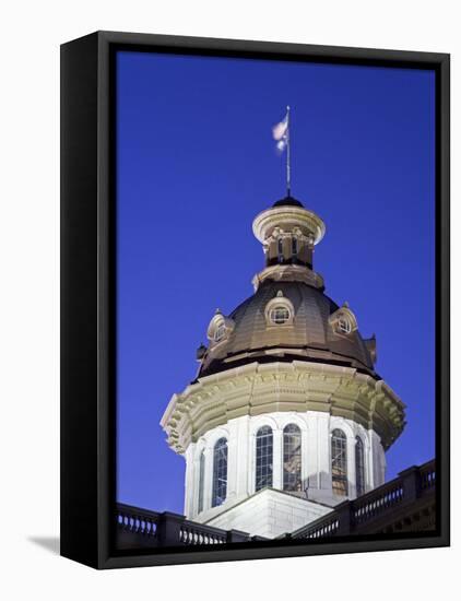 State Capitol Dome, Columbia, South Carolina, United States of America, North America-Richard Cummins-Framed Premier Image Canvas