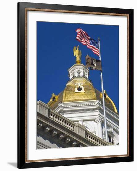State Capitol Dome, Concord, New Hampshire, New England, United States of America, North America-Richard Cummins-Framed Photographic Print