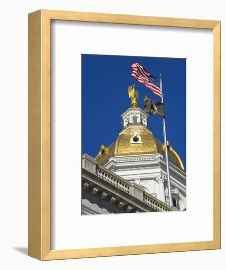 State Capitol Dome, Concord, New Hampshire, New England, United States of America, North America-Richard Cummins-Framed Photographic Print