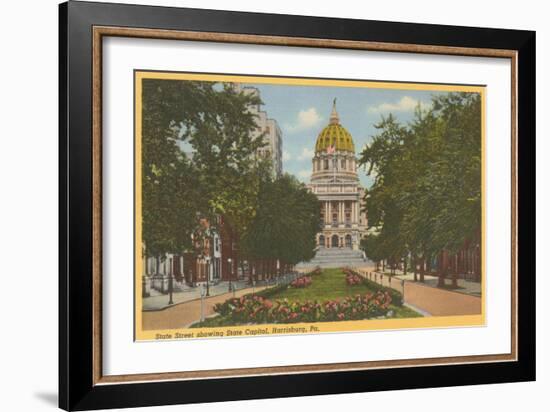 State Capitol, Harrisburg, Pennsylvania-null-Framed Art Print