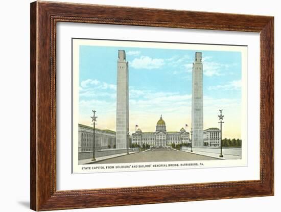 State Capitol, Harrisburg, Pennsylvania-null-Framed Art Print