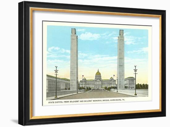 State Capitol, Harrisburg, Pennsylvania-null-Framed Art Print