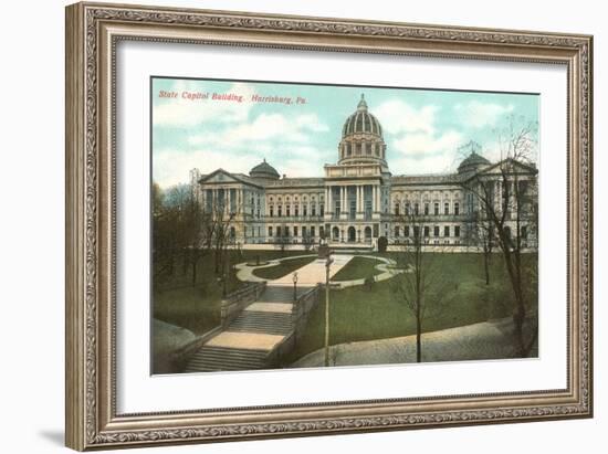 State Capitol, Harrisburg, Pennsylvania-null-Framed Art Print