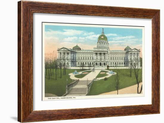 State Capitol, Harrisburg, Pennsylvania-null-Framed Art Print