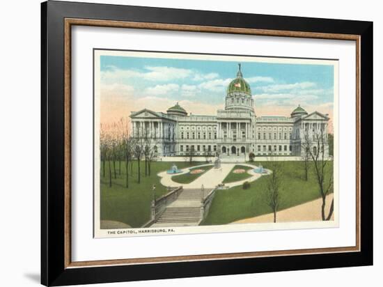 State Capitol, Harrisburg, Pennsylvania-null-Framed Art Print