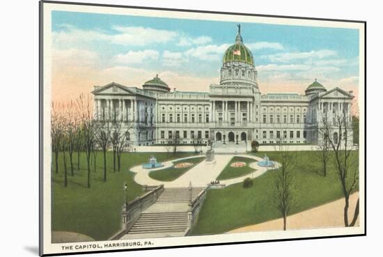 State Capitol, Harrisburg, Pennsylvania-null-Mounted Art Print