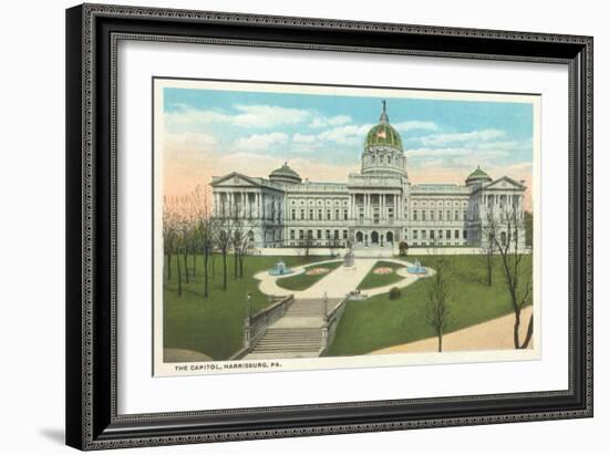 State Capitol, Harrisburg, Pennsylvania-null-Framed Art Print