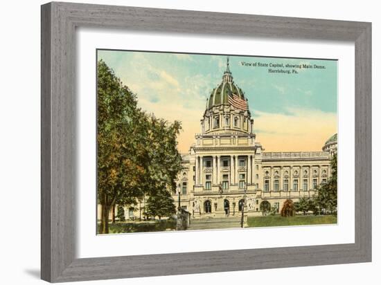 State Capitol, Harrisburg, Pennsylvania-null-Framed Art Print