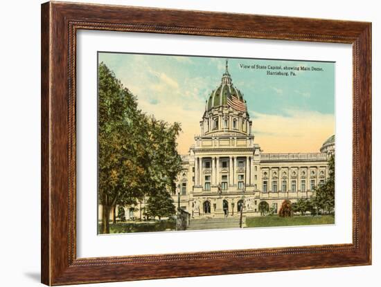 State Capitol, Harrisburg, Pennsylvania-null-Framed Art Print