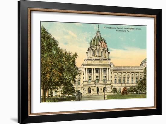 State Capitol, Harrisburg, Pennsylvania-null-Framed Art Print