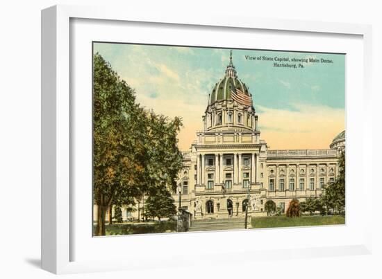 State Capitol, Harrisburg, Pennsylvania-null-Framed Art Print