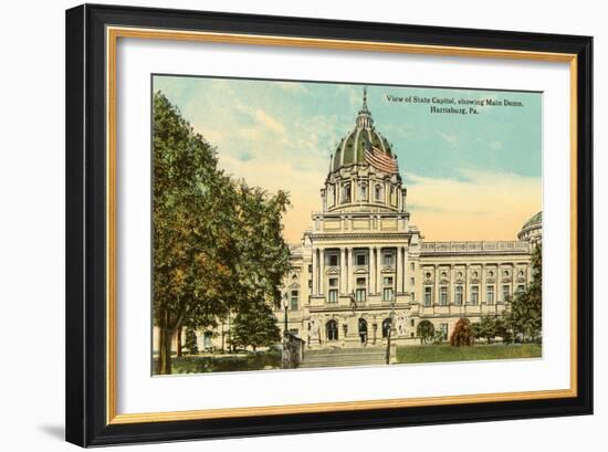 State Capitol, Harrisburg, Pennsylvania-null-Framed Art Print