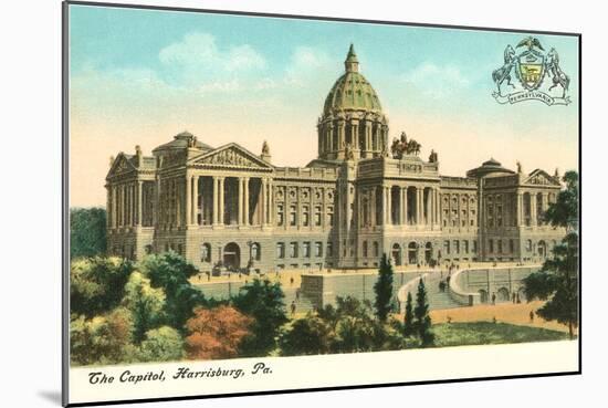 State Capitol, Harrisburg, Philadelphia, Pennsylvania-null-Mounted Art Print