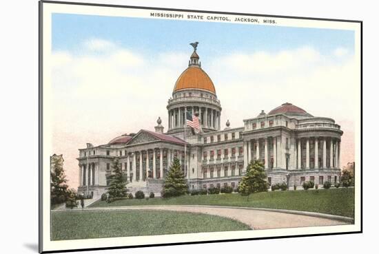 State Capitol, Jackson, Mississippi-null-Mounted Art Print