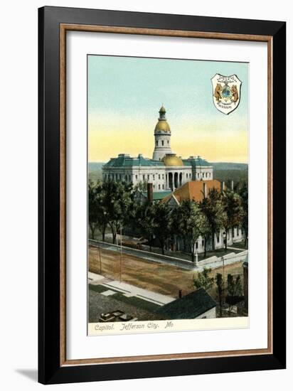 State Capitol, Jefferson City, Missouri-null-Framed Art Print