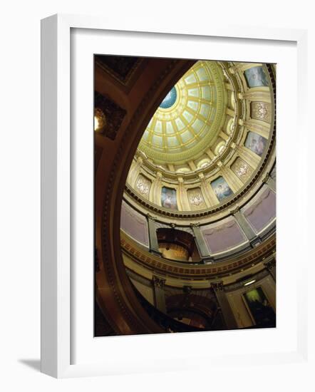 State Capitol, Lansing, Michigan, USA-null-Framed Photographic Print