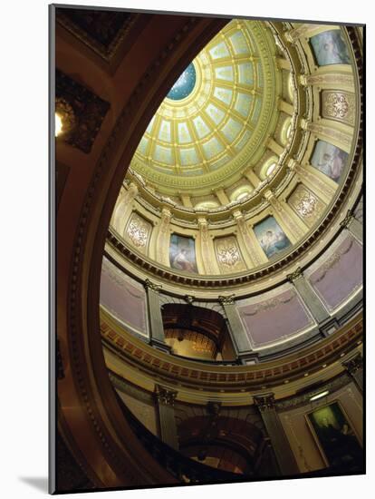 State Capitol, Lansing, Michigan, USA-null-Mounted Photographic Print