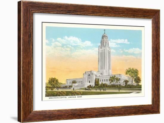 State Capitol, Lincoln, Nebraska-null-Framed Art Print