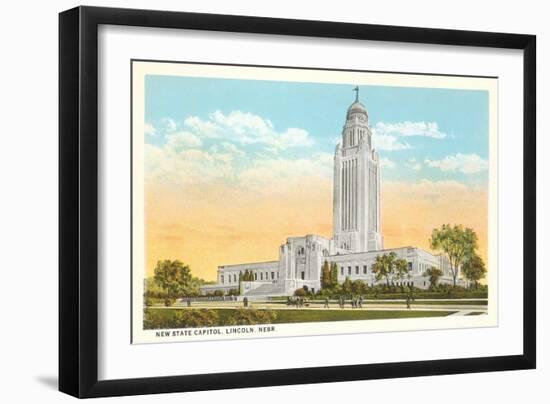 State Capitol, Lincoln, Nebraska-null-Framed Art Print