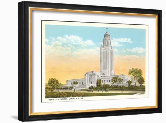 State Capitol, Lincoln, Nebraska-null-Framed Art Print