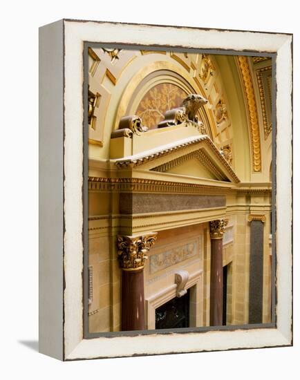 State Capitol, Madison, Wisconsin, USA-null-Framed Premier Image Canvas