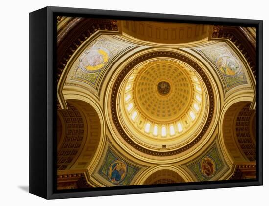 State Capitol, Madison, Wisconsin, USA-null-Framed Premier Image Canvas