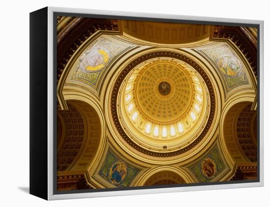 State Capitol, Madison, Wisconsin, USA-null-Framed Premier Image Canvas