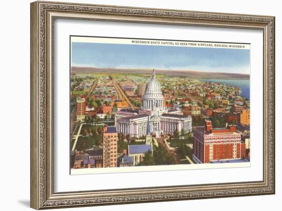 State Capitol, Madison, Wisconsin-null-Framed Art Print