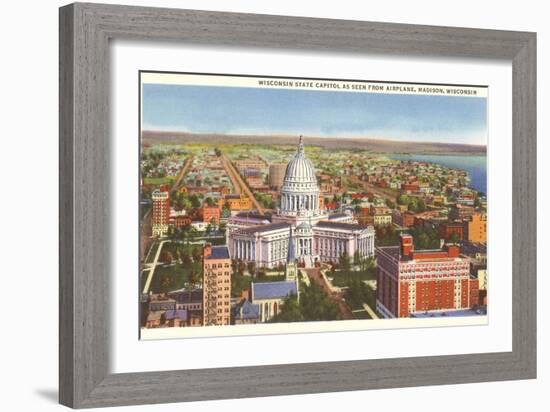 State Capitol, Madison, Wisconsin-null-Framed Art Print