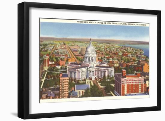 State Capitol, Madison, Wisconsin-null-Framed Art Print